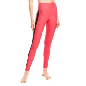 Spiritual Gangster Leggings Womens XS High Rise Pink Black Centered Studio Logo